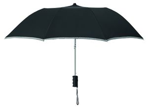 NEON Reflective Trim 21 Inch Auto Open Folding Umbrella - GiftRetail MO8584