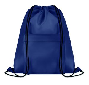 POCKET SHOOP Large 210D Polyester Drawstring Bag with Pocket - GiftRetail MO9177