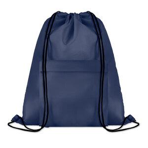 POCKET SHOOP Large 210D Polyester Drawstring Bag with Pocket - GiftRetail MO9177