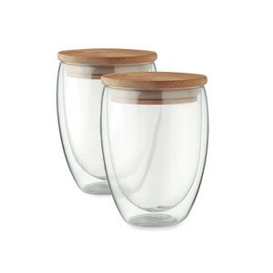 TIRANA SET Set of 2 glasses 350 ml in box - GiftRetail MO6739