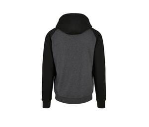 BUILD YOUR BRAND BYB005 - Classic Raglan Hoodie with Contrast Design