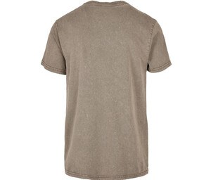 BUILD YOUR BRAND BY190 - ACID WASHED ROUND NECK TEE