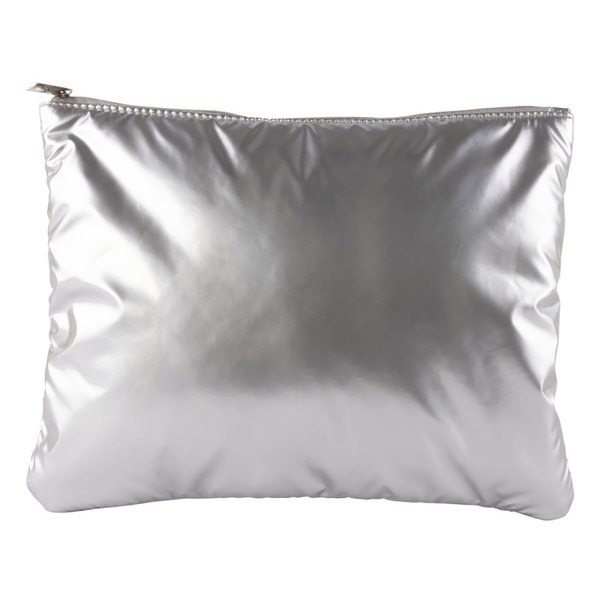 Claps 43302 - Padded Metallic Finish Polyester Pouch
