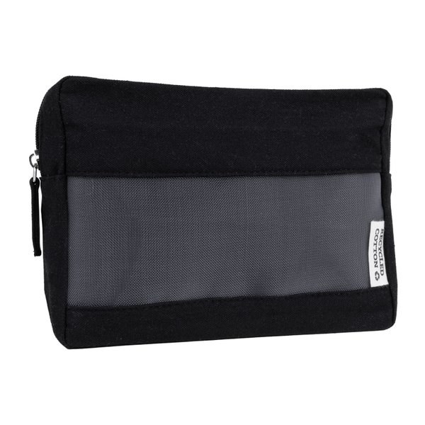 Claps 43322 - Eco-Friendly Cotton Canvas Pouch with Mesh