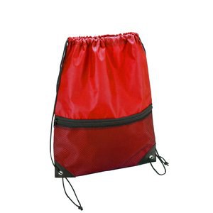 Claps 64188 - Drawstring Backpack with Front Mesh Pocket