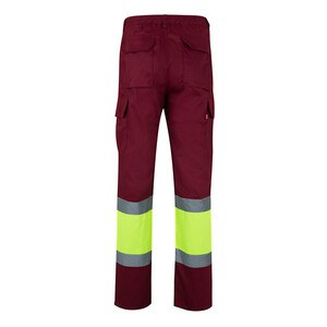Velilla 36056 - Two-tone multi-pocket twill trousers (210g/m²), in cotton (20%) and polyester (80%)