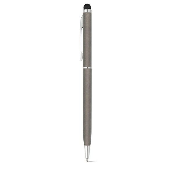 Aluminium ball pen with twist mechanism and touch tip - Egotier 91624