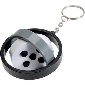 Spinx recycled plastic gyroscope fidget keychain - EgotierPro 126342