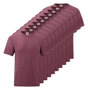 Melierte Burgunderrot