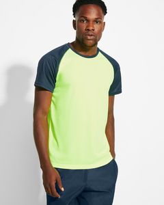 Roly CA6650 - INDIANAPOLIS Raglan style short-sleeve sports t-shirt with contrasting sleeves