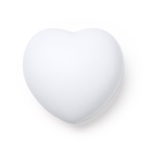 Stamina SB1229 - BIKU Heart-shaped stress ball in solid colour PU