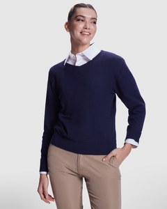Roly JE8418 - HILUX WOMAN Fein gestrickter Pullover mit V-Ausschnitt für Frauen
