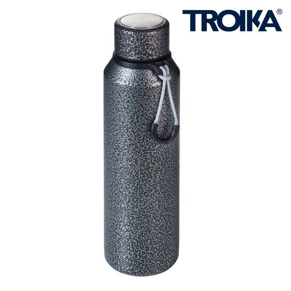 TROIKA VAC23 - Titanium Finish Insulated Vacuum Flask