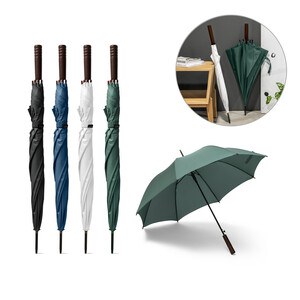 Recycled polyester (100% rPET) pongee umbrella with automatic opening - Egotier 99149