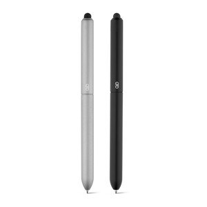 Ball pen with touch tip in aluminium - Egotier 11152