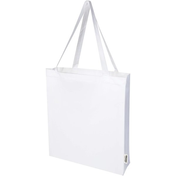 Odisha 180 g/m² OCS Bio Tragetasche mit Seitenfalten 14L