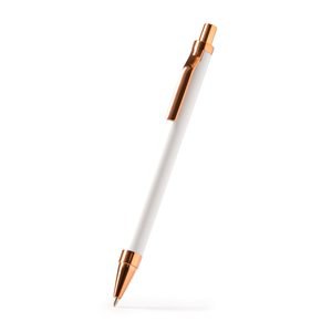 Stamina BL1894 - WALER Stift aus recyceltem Aluminium mit matter Einheitsfarbe und kupferfarbenen Details