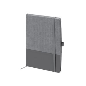 Stamina NB1817 - SULY A5-Notizblock aus Kord und PU-Leder