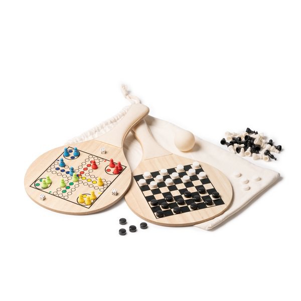 SALENTO Strandschaufelset aus Holz und Weizenfaser