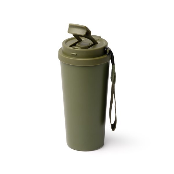 FOLNER Doppelwandiger Thermobecher aus recyceltem Edelstahl 304 mit einem Fassungsvermögen von 500 ml