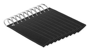 Pack mit 10 GiftRetail MO2463 - TAKEOFF Schlüsselring Polyester Tag