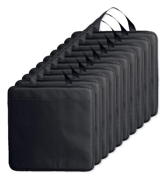 Pack mit 100 GiftRetail MO8272 - ENJOW Komfortabler Stadionkissen mit Tasche