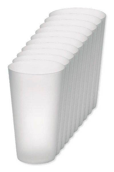 Pack mit 10 GiftRetail MO9907 - FESTA LARGE Herbruikbare event beker 500ml
