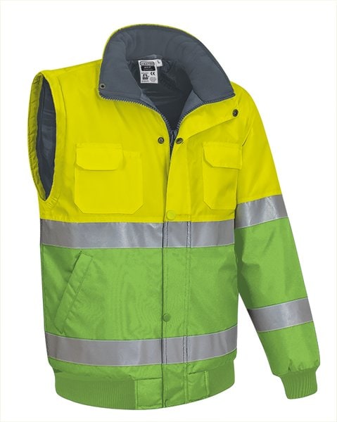 Valento CZVADON - Hi-Vis Detachable Jacket  DONEGAL