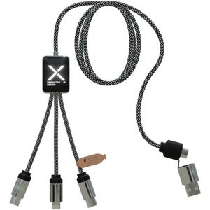SCX.design 2PX213 - C33 60W Typ C Ladekabel mit doppeltem Leuchtlogo