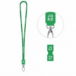 Lanyard'In 75068S - Gedrucktes Muster von Lanyard TUBE JACQUARD Long (Ø 7 mm)