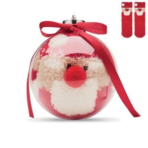 SNUG L Weihnachtsbaumkugel mit Socken - GiftRetail CX1586