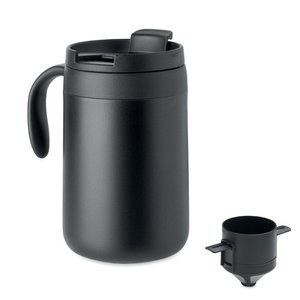 CAFETITO Doppelwandiger Becher & Filter - GiftRetail MO3209