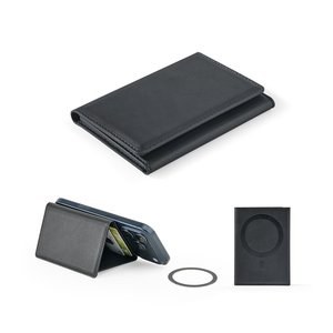 Magnetische PU-Geldbörse mit hoher Kapazität und RFID-Blockierung - Egotier 95127