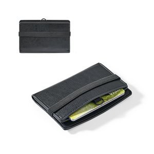 PU-Kartenhalter mit elastischem Verschluss - Egotier 95128